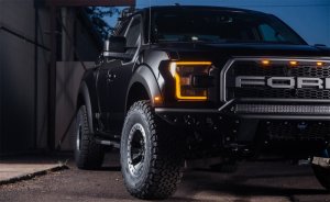 Ford F-150 Raptor Front Bumper - Addictive Desert Designs - Stealth R - Hammer Black - `17-`18 Ford F-150 Raptor Front Bumper - Addictive Desert Designs - Stealth R - Hammer Black - `17-`18